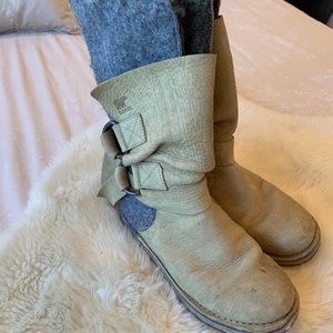 Sorel Tan and Grey Boots